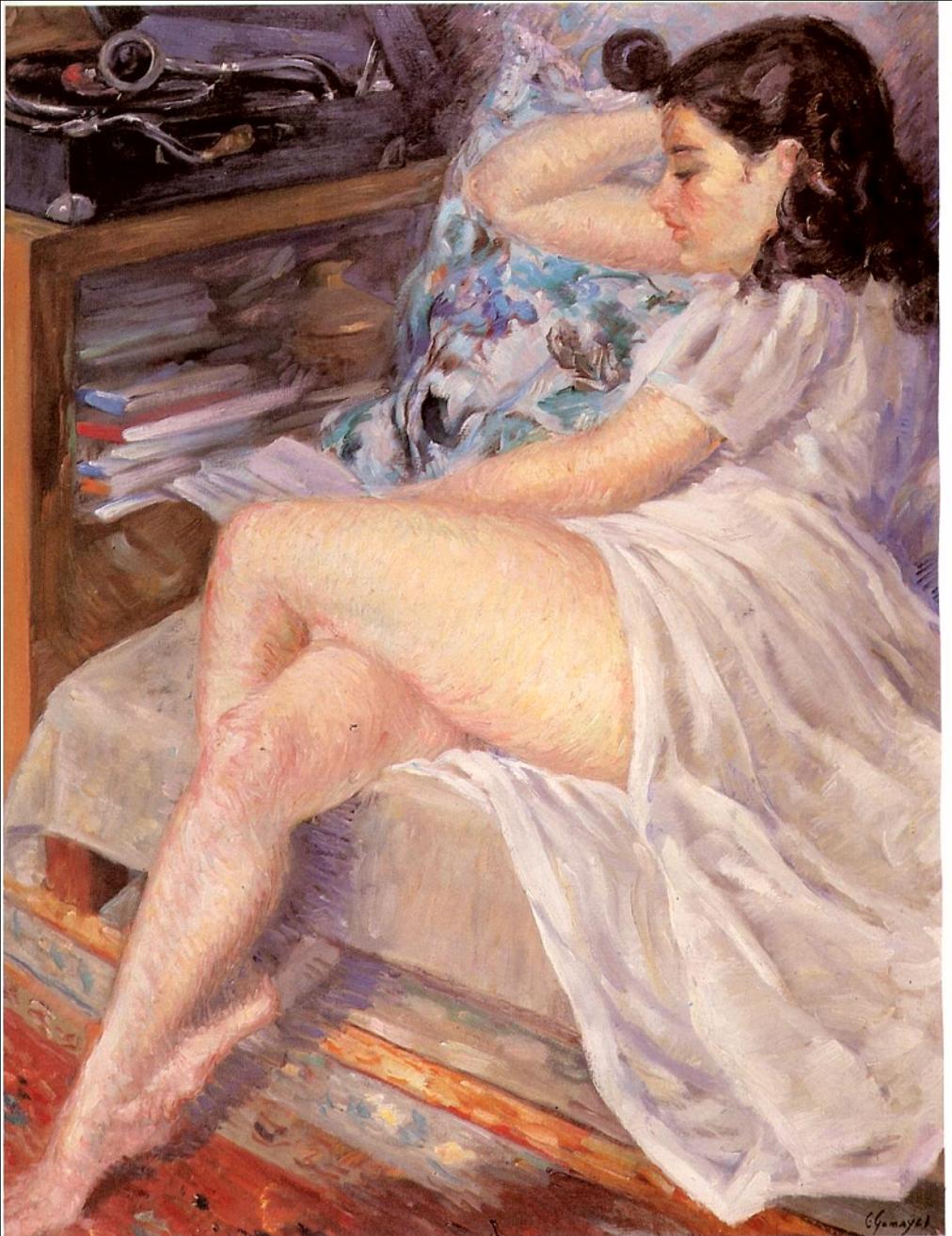 Jeune Fille au Gramophone 